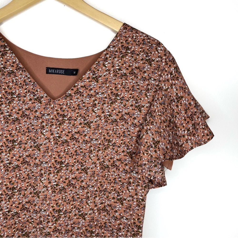 Mikarose Floral MIDI Dress Size Medium